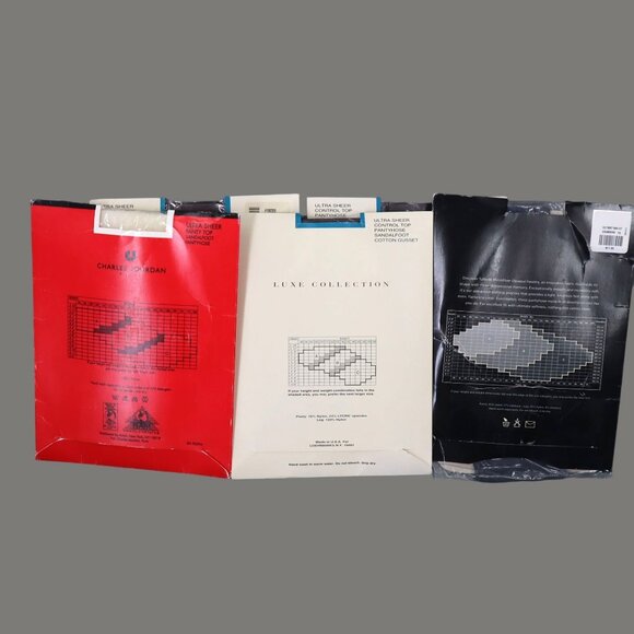 Vintage Panty Hose 5 Pair Womens B Retro Coquette Sexy Flirty Nostalgic Romantic - Picture 6 of 10